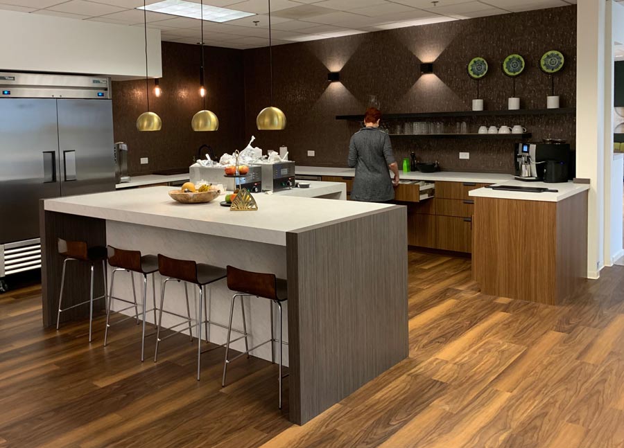 A Fuller Breakroom implemented in the latest office space design.