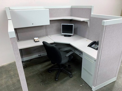 All Steel Reconditioned workstation.
